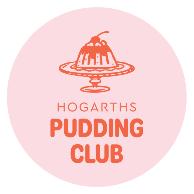 Hogarths - Pudding Club - identity design